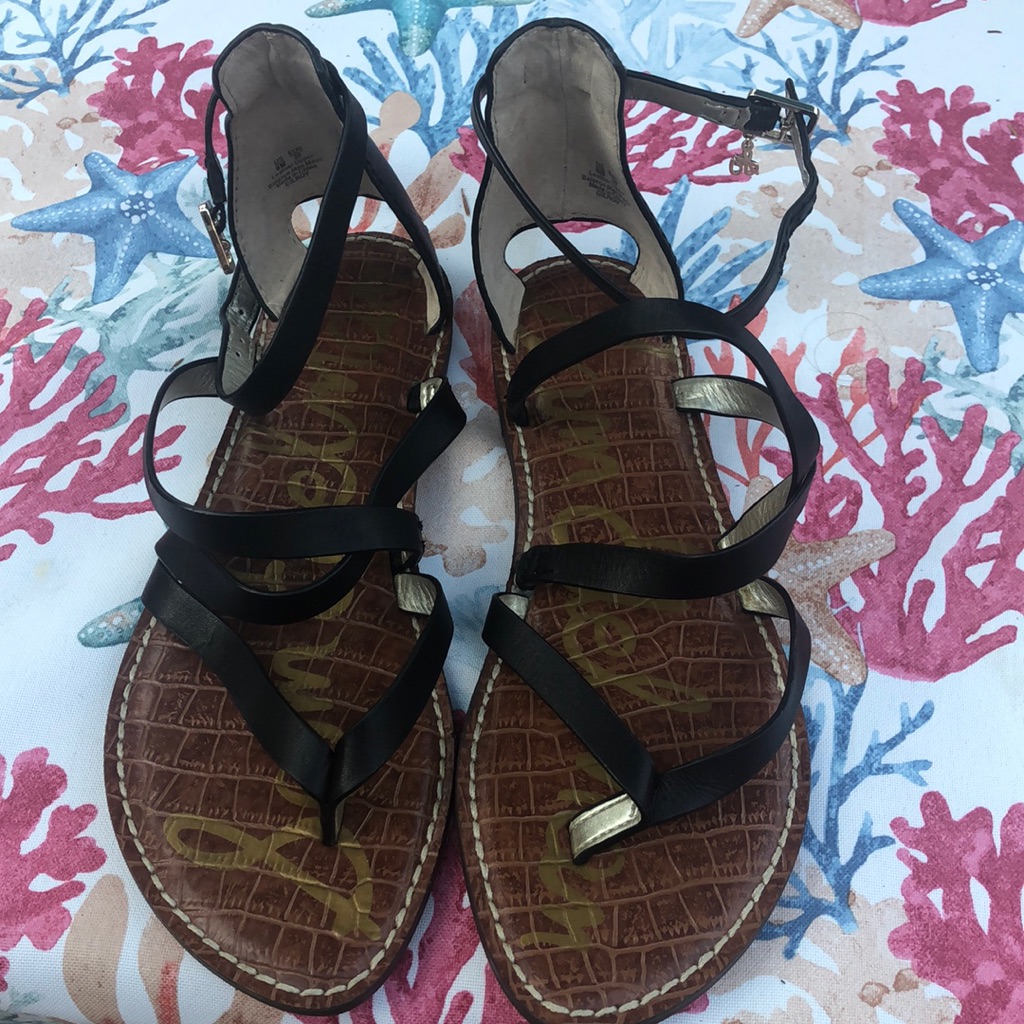 Sam Edelman Black Strappy Sandal